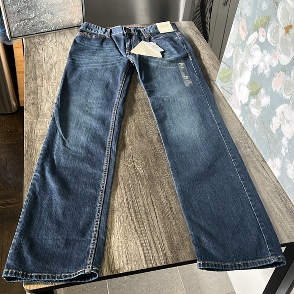 Calvin Klein men’s dark blue jeans, straight cut W30xL32 - Picture 2 of 13